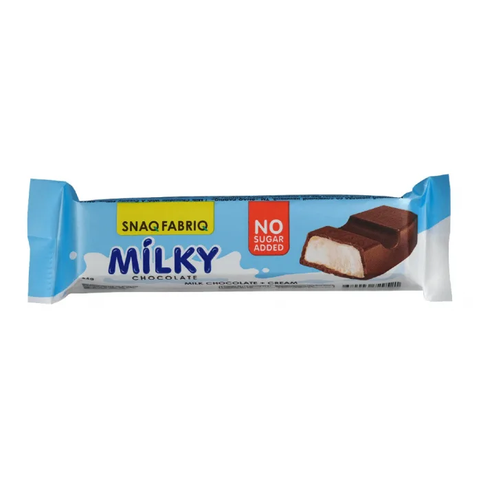 "SNAQ FABRIQ" MILKY Piimšokolaad piima-pähklipastaga, 34 g 