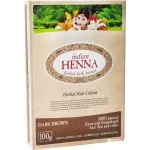"INDIAN HENNA" Juuksehenna Tumepruun 100 g