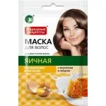 Яичная маска для волос с молоком и медом увлажнение и питание 30мл - Фитокосметик