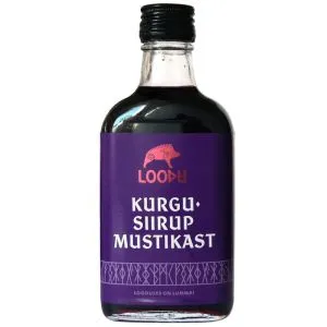 Mustikkainen kurkkusiirappi, tilavuus 244 ml