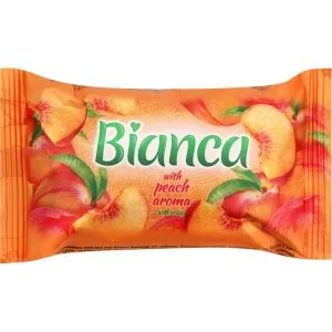 WC-saippua persikan uutteella 140 g - Bianca