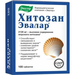KITOSAAN TABLETID  N100 EVALAR 