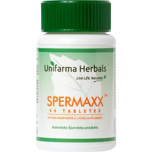 Ayurvedinen ravintolisä Spermaxx™, 60 kapselia – Unifarma Herbals