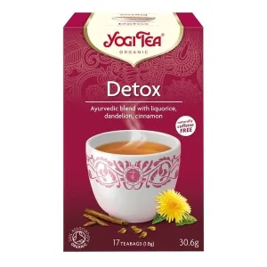 Luomu detoksitee Detox Tea Bio 17×18 g | Yogi Tea