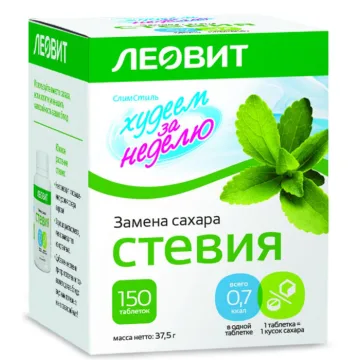 LEOVIT SUHKRUASENDAJA STEEVIA TABLETID N150 