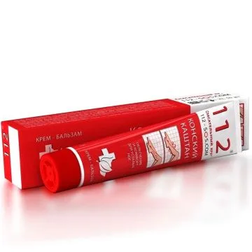112 "Päästerõõngas" Jalakreem-palsam, hobukastan, 50g