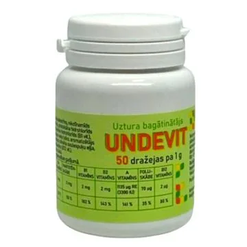 Undevit dražeed 50 tk - Violaherb