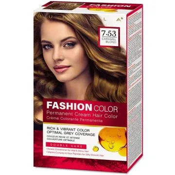 "RUBELLA" FASHION JUUKSEVÄRV CARAMEL BLOND 7.53, 115 ml