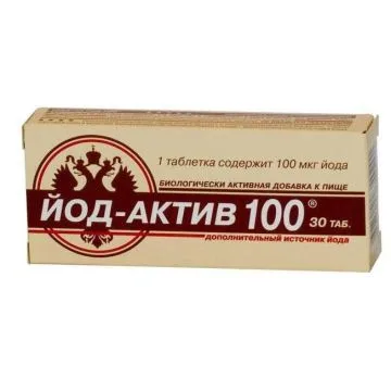 DIOD JOOD-AKTIV 100 TABLETID100 MCG N30 