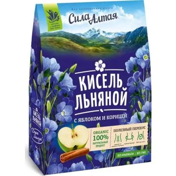 SILA ALTAJA LINASEEMNE ÕUNA JA KANEELIGA KISSELL 150G 
