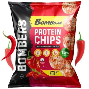 "BOMBBAR" Proteiinilaastud "Sweet Chilli", 50 g 