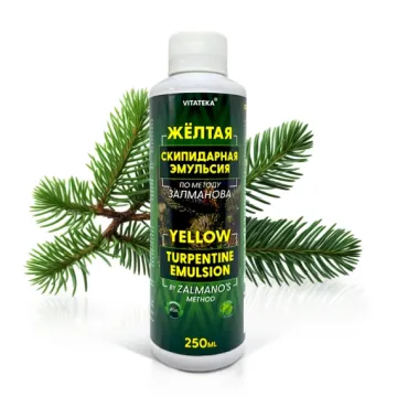 "VITATEKA" Kollane tärpentinieemulsioon Zalmanovi meetodi alusel 250 ml