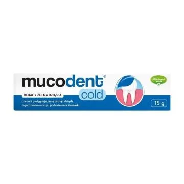 "HERBAPOL POZNAN" MUCODENT Cold geel, 15 g