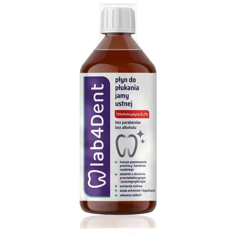 SUULOPUTUSVESI LAB4DENT 500ML ALG PHARMA
