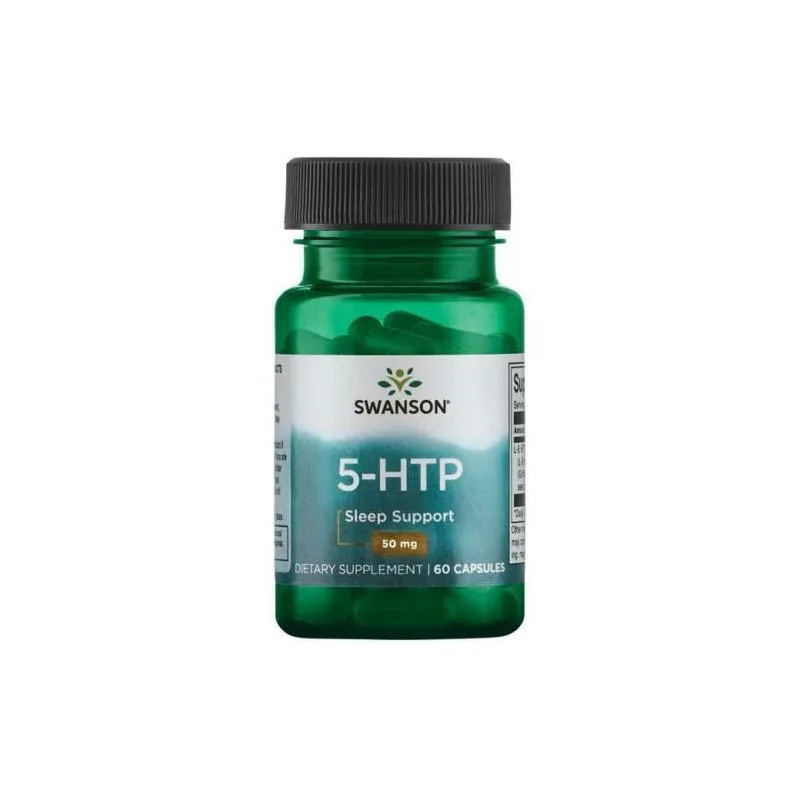 5-HTP L-5 hüdroksütrüptofaan KAPSLID N60 - SWANSON 