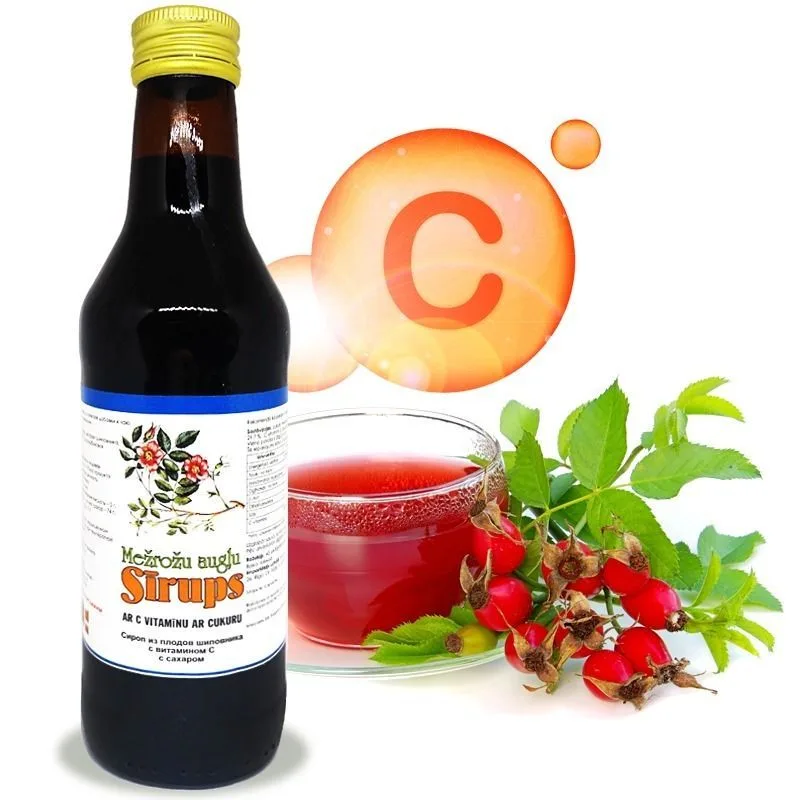 KIBUVITSA SIIRUP 250ML ALTAI VITAMINI ( shipovnik )(шиповник)