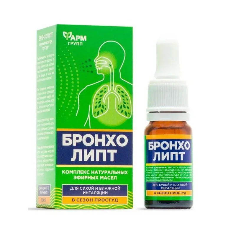 BRONCHOLIPTI EETERLIKE ÕLIDE KOMPLEKS 10 ML. FARMGRUPP