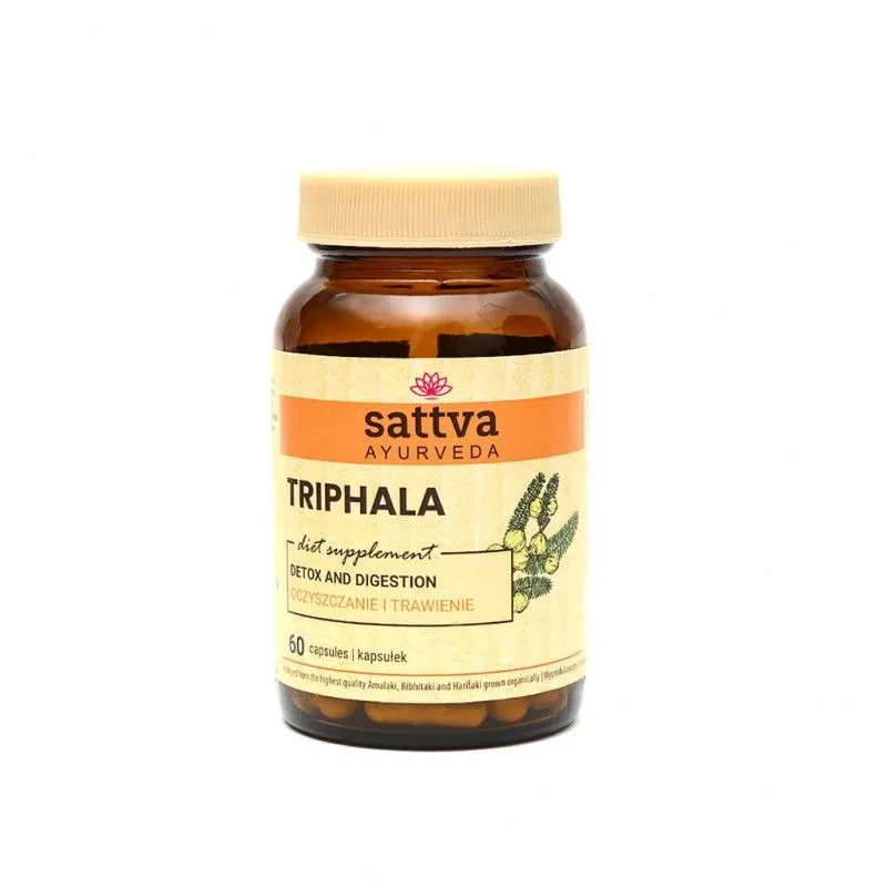 "Sattva" Toidulisand Triphala: amalaki, bibhitaki ja haritaki puuvilju N60