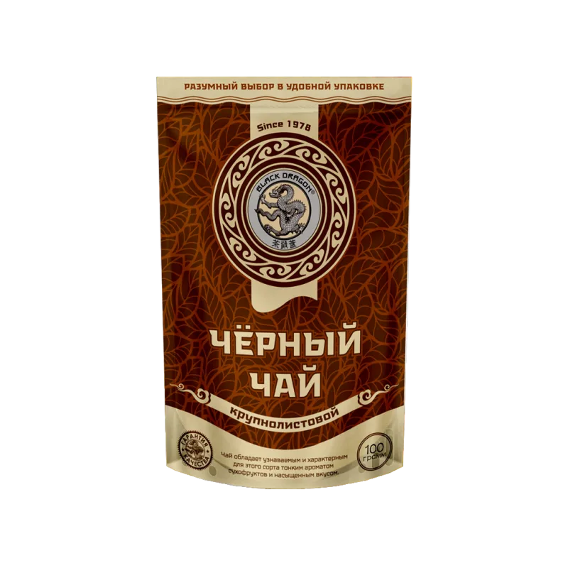 Must Draakon Must suurelehene tee 100 gr