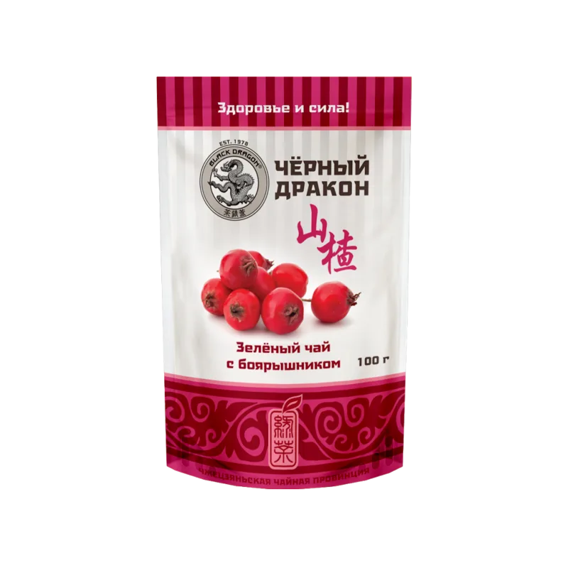 ROHELINE TEE VIIRPUUGA 100G MUST DRAGON ( bojaryshnik )(боярышник)