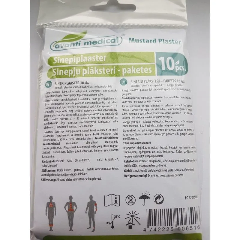 Sinepiplaaster Amanti Medical N10 Medrull