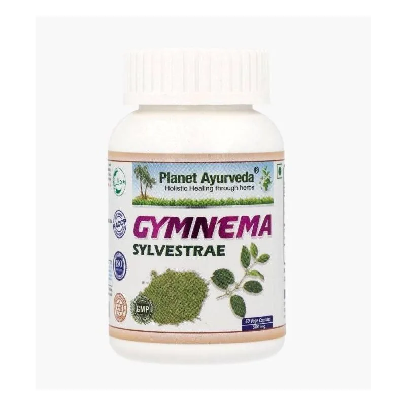 PLANET AYURVEDA Gymnema Sylvestre Organic kapslid N60 (Digestion Support)