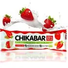 ChikaLab Glasuuritud batoonike  maasika-kooretäidisega 60g
