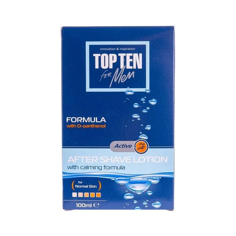 HABEMEAJAMISJÄRGNE LOSJOON NORMAALSELE NAHALE "TOP TEN FOR MEN, ACTIVE", 100 ML