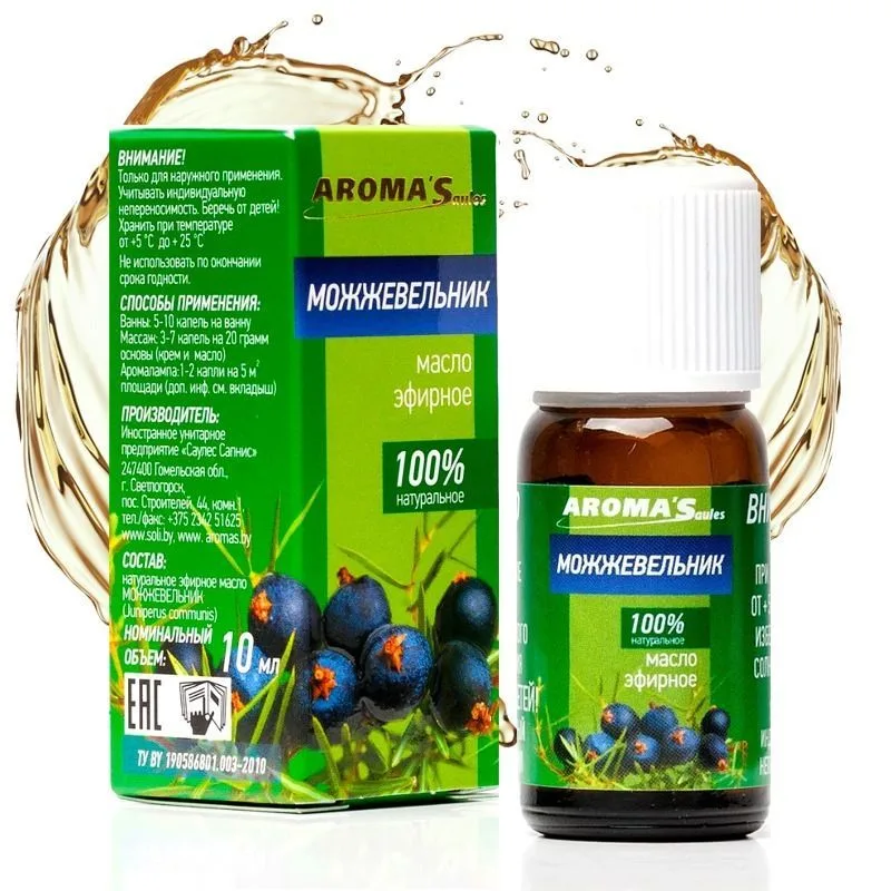 "AromaSaules" Naturaalne eeterlik õli "Kadakas" , 10 ml