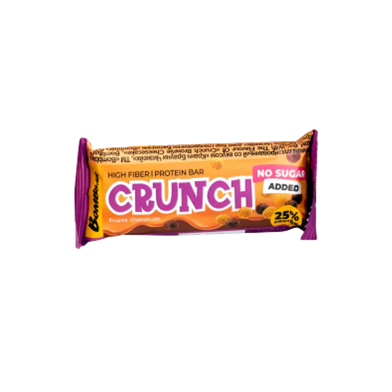 "BOMBBAR" CRUNCH glasuuritud batoon Crunch Brownie Cheesecake maitsega, 50 g