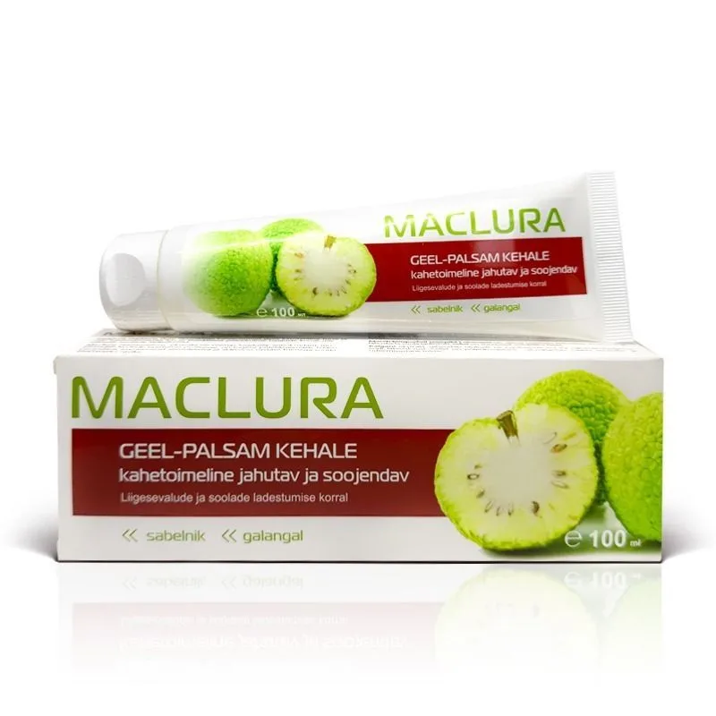 Maclura-vartalogeelivoide, 100 ml – viilentävä ja lämmittävä