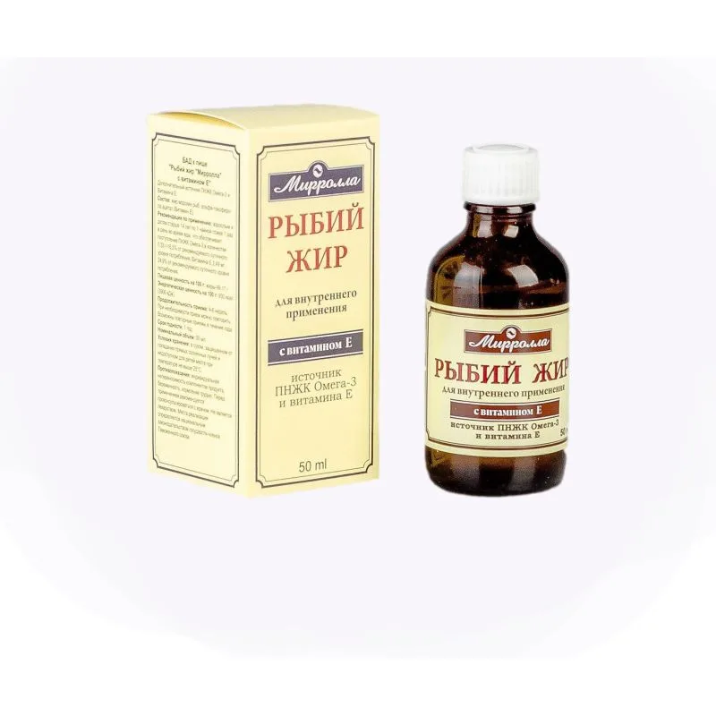 Kalaõli E vitamiiniga Mirrolla 100 ml