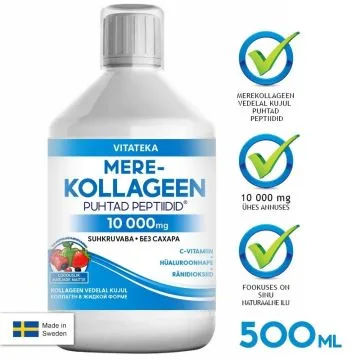 Collagen 10000 mg (marine) Sugar Free 500 ml - VITATEKA - 1210