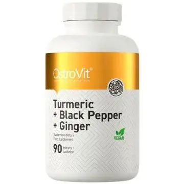 Kurkumiin + must pipar + ingver "OstroVit", 90 tabletti