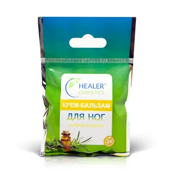 "HealerCosmetics" Kreem-palsam jalgadele (antiperspirant), 10 g