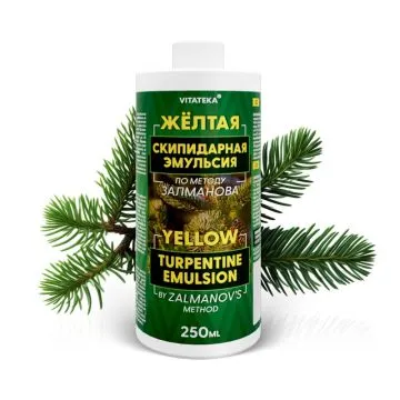 Yellow turpentine emulsion for baths, 250 ml - VITATEKA