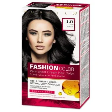RUBELLA FASHION JUUKSEVÄRV MUST 1.0 115ML