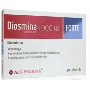 "ALG PHARMA" Diosmina 1000 mg FORTE+ tabletid, N30