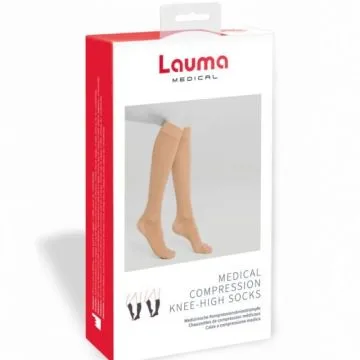 "LAUMA" Meditsiinilised kompressioonpõlvikud, suurus 27–29, mustad