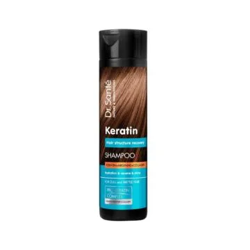 Keratin shampoo for dull and brittle hair, 250 ml - DR.SANTE