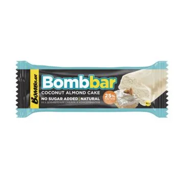 "BOMBBAR" glasuuritud batoon "Mandli-kookose tort" 40 g