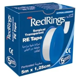 Пластырь прозрачный в рулоне 5 м x 1,25 см - RedRings
