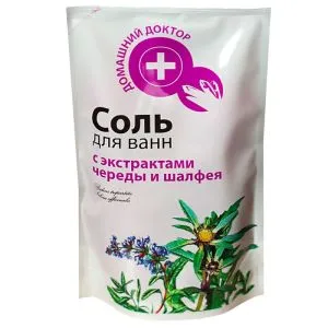 соль для ванн с экстрактами череды и шалфея, 500 г-KODUNE DOKTOR