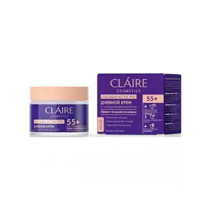 Дневной крем с коллагеном 55+ 50 мл - Claire Cosmetics