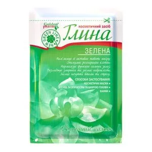 Косметическая глина для тела "Зеленая", 60 г - Golden Pharm