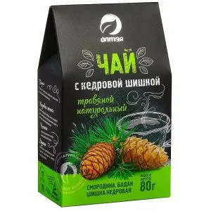 Naturaalne taimetee seedrikäbiga, 80 g – ALTEJA