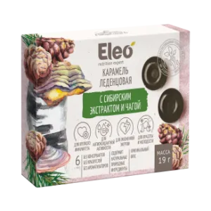 KARAMELL SIBERI EKSTRAKTI JA MUSTA PÄSSIKUGA 19g - ELEO