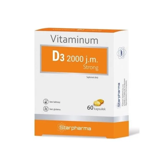 STARPHARMA D3-Vitamiin 2000 j.m. Strong N60 