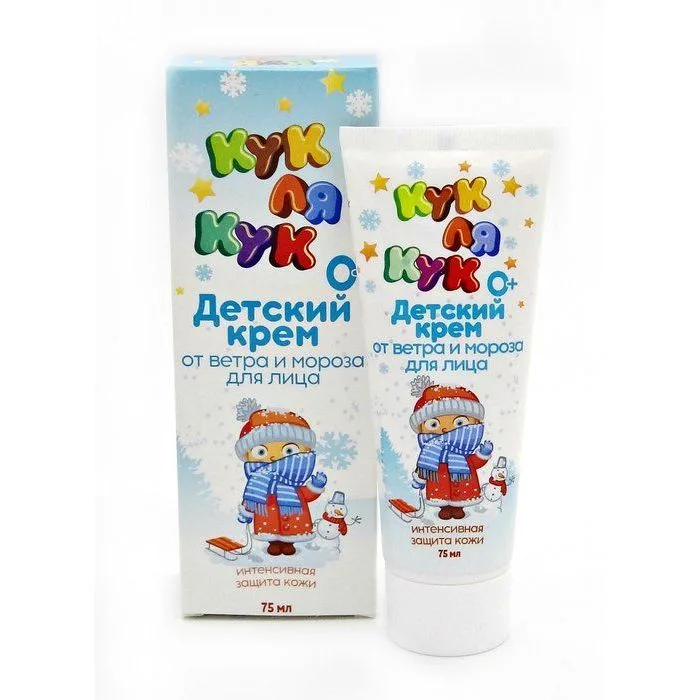 Kuk la kuk 0+ children's wind and frost face cream 75ml mirrolla