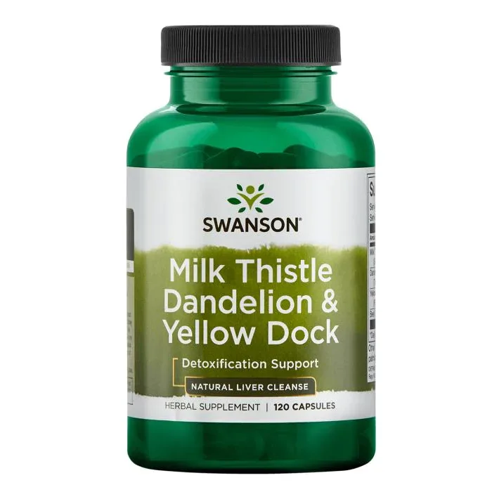 MAARJAOHAKAS JA KÄRNOBLIKAS KAPSLID N120 - SWANSON (MILK THIS DANDELION YELLOW DOCK)
